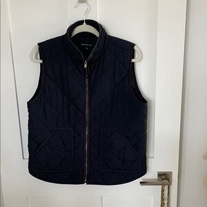 J. Crew Navy Quilted Vest